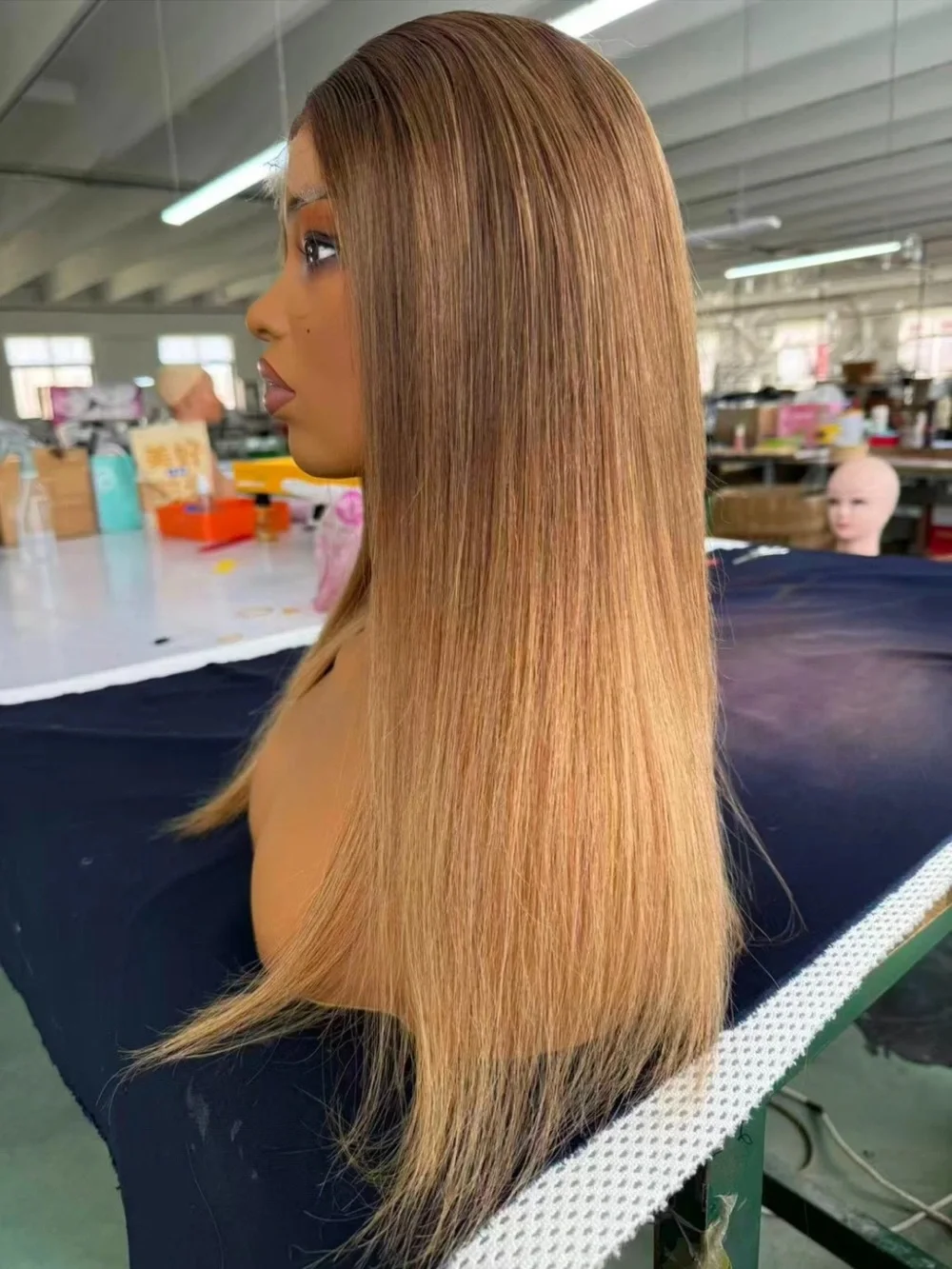 Straight Lace Front Wig - Honey Blonde